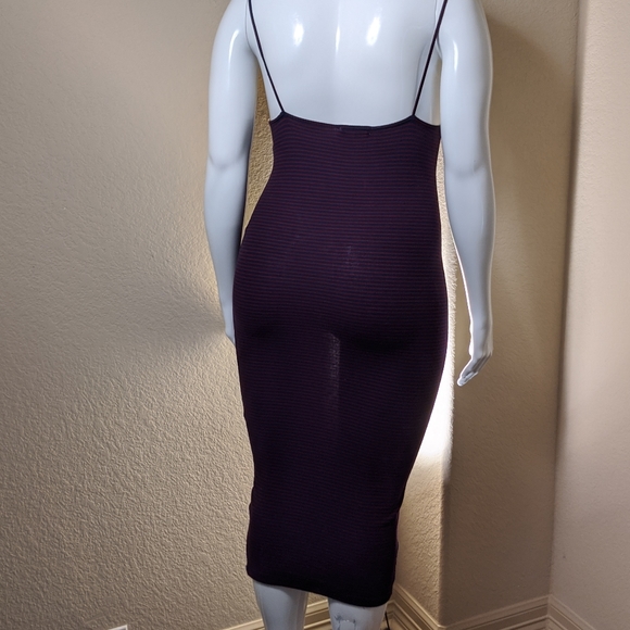 Stunning fitted Striped Navy Red Sexy Bodycon - Picture 7 of 10